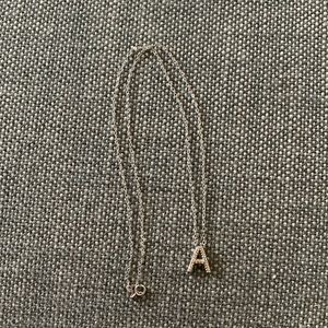 Diamond “A” necklace